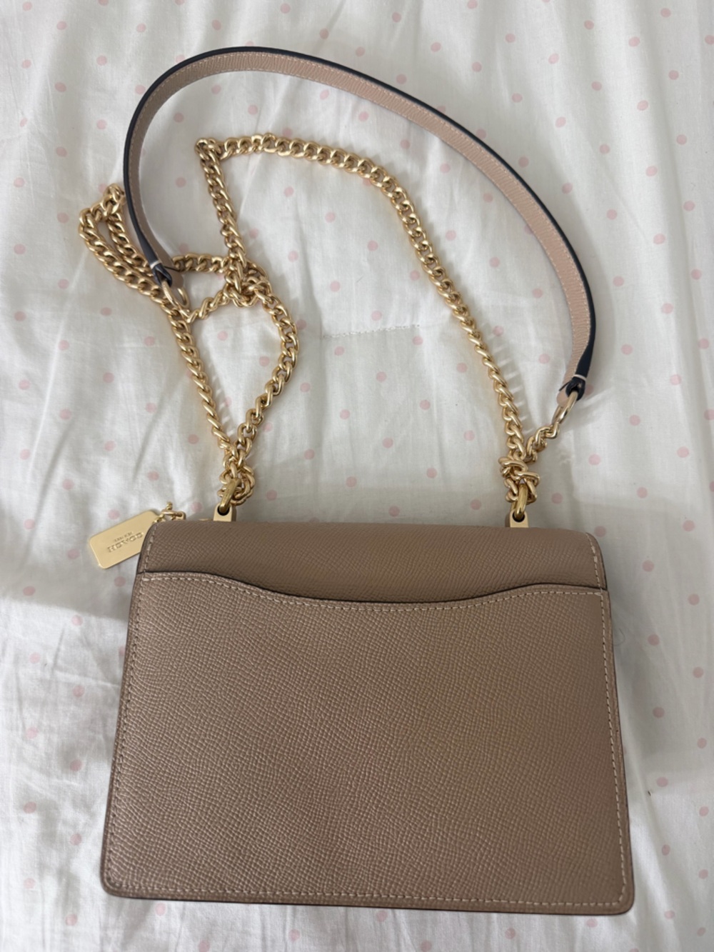 Coach Mini Klare Leather Crossbody with Gold Chain - Picture 2 of 3